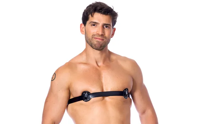 Men's Nipple Harness With Spikes Inside