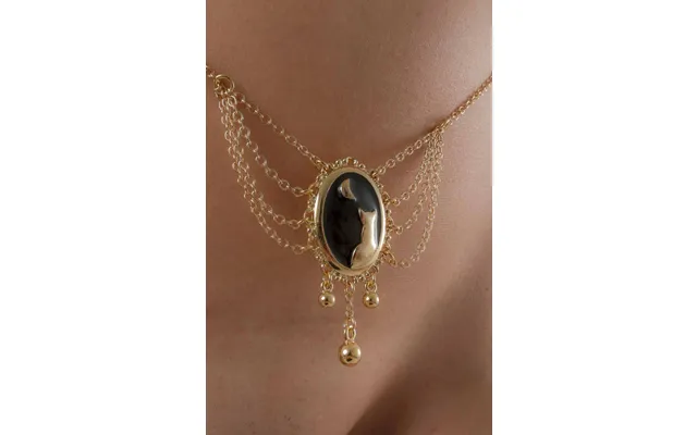 Promises In The Dark - Gold Moonlight Cameo Waist Chain