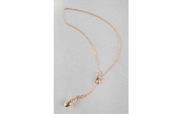 Survive The Summer - Gold Wrist Or Ankle Chain With Teardrop Pendant