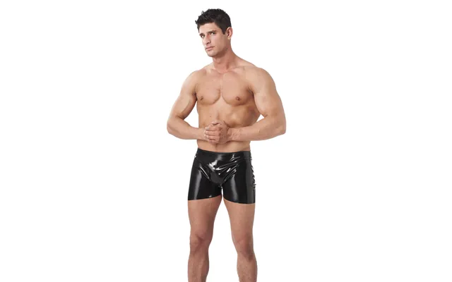 Virtuous - Latex Backless Shorts