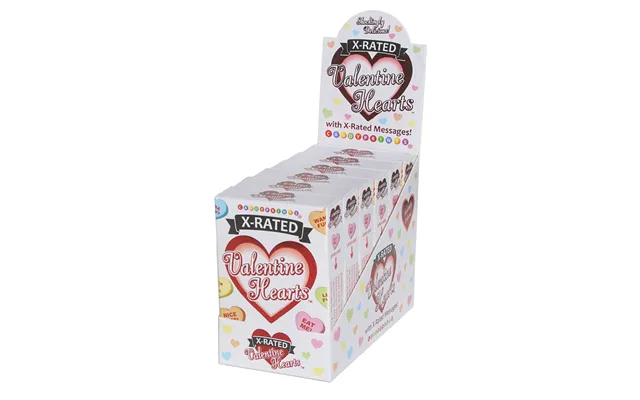 X-rated Valentine's Heart Candy - 6 Count Display