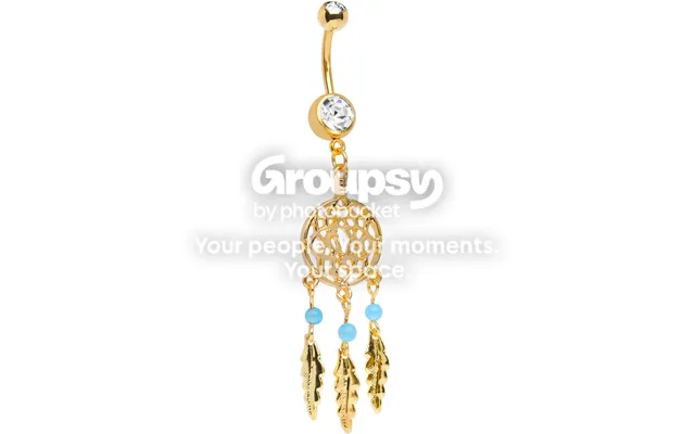 Dream Catcher Belly Ring - 14ga-3 8 10mm