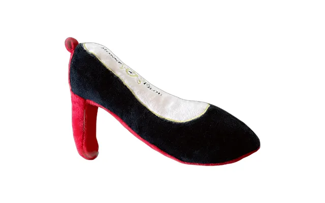 Red Heel Squeaky Dog Shoe Toy - Large