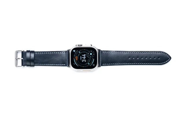 Classic Leather Strap - Deep Sea Blue Stainless Steel
