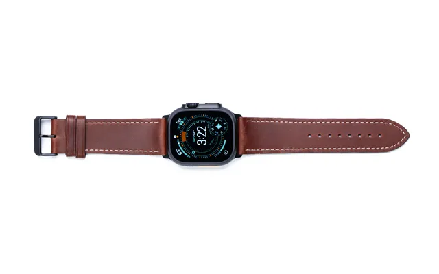 Classic Leather Strap - Mahogany Onyx Black