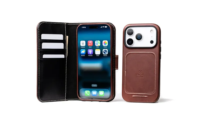 Luxury Pocket Book For Iphone 17 Pro - Mahogany Mahogany