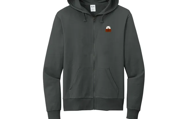 Philbert French Terry Mid-weight Full Zip Hoodie - Teraingrey Xs
