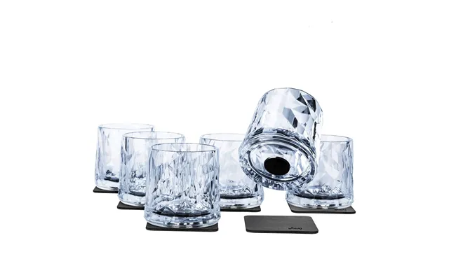 Silwy Magnetic Plastic Glasses Tumbler Set Of 6 - High-tech