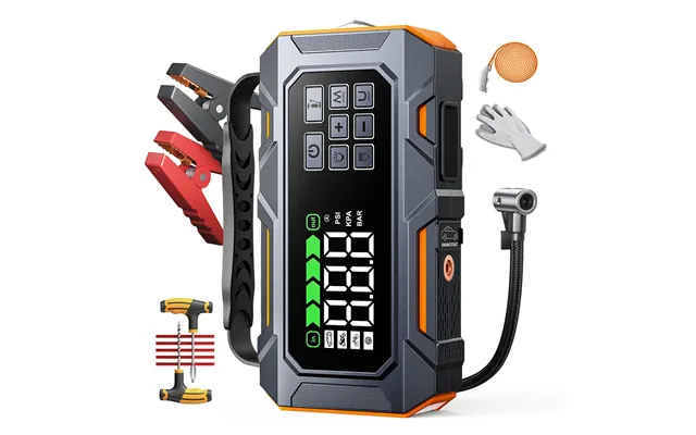 Buture Beta09 Car Jump Starter 8000a With 160 Psi Air Compressor 16-in-1 Roadside Kit