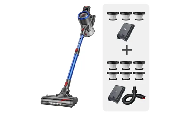 Vacuum Bundle Buture Jr700 Blue Vacuum 2 Batteries 9 Hepa Filters - Jr700 Blue 2 Batteries 9 Hepa Filters 1 Vacuum Hose