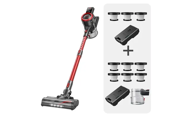 Vacuum Bundle Buture Jr700 Red Vacuum 2 Batteries 9 Hepa Filters - Jr700 Red 2 Batteries 9 Hepa Filters 1 Dust Cup