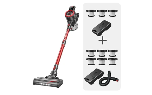 Vacuum Bundle Buture Jr700 Red Vacuum 2 Batteries 9 Hepa Filters - Jr700 Red 2 Batteries 9 Hepa Filters 1 Vacuum Hose