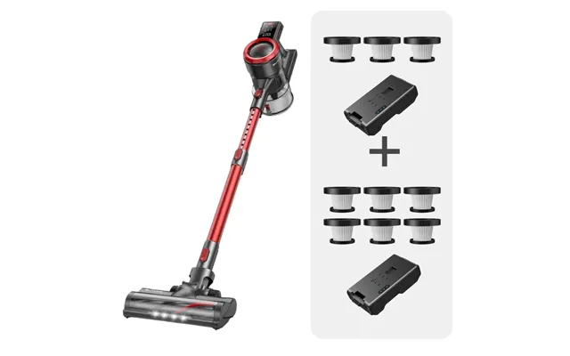 Vacuum Bundle Buture Jr700 Red Vacuum 2 Batteries 9 Hepa Filters - Jr700 Red 2 Batteries 9 Hepa Filters