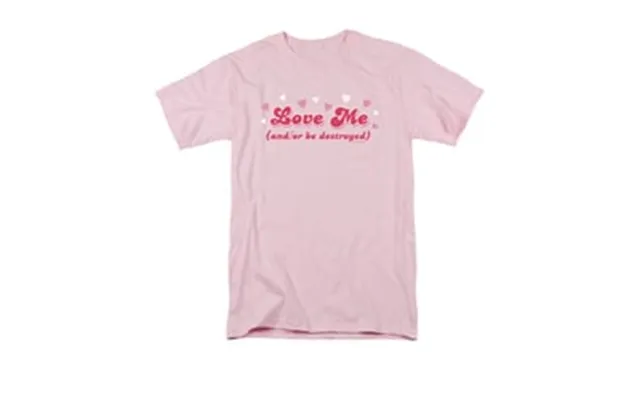 Valentine's Day Shirt Love Me Adult Pink Tee T-shirt