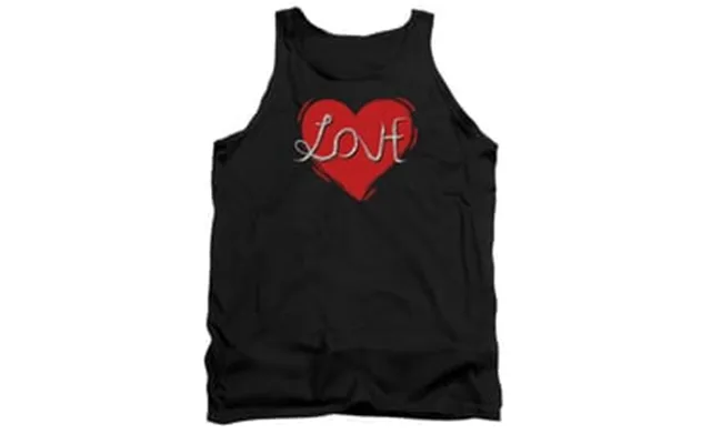 Valentine's Day Tank Top Love Hate Black Tanktop
