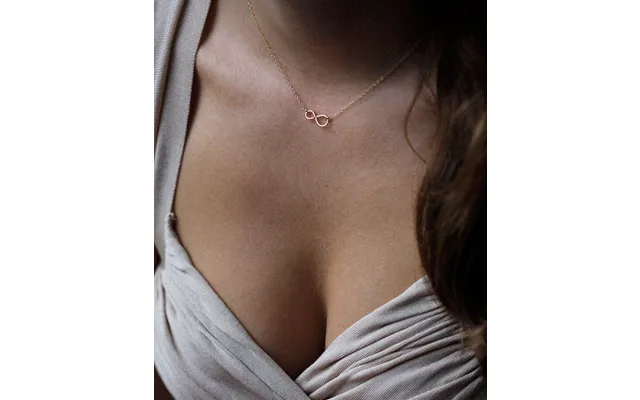 Handmade Gold Infinity Necklace - 14k Yellow Gold