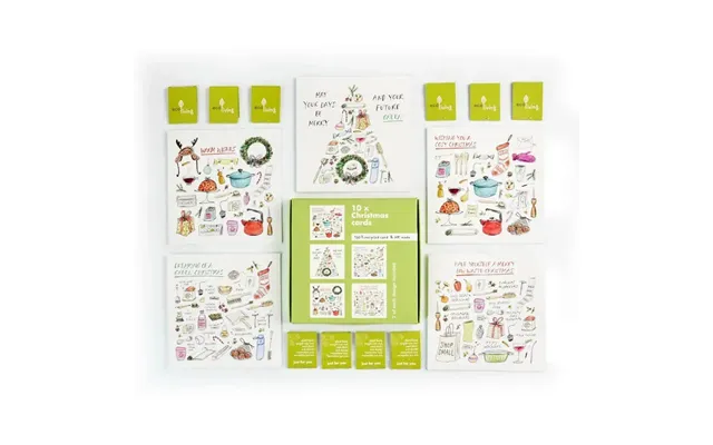10 Recycled Christmas Cards - 10 Trees Planted Fsc