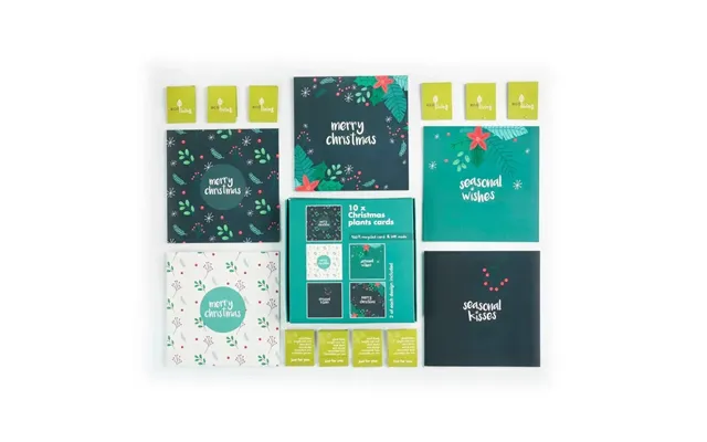 10 Recycled Christmas Cards - 10 Trees Planted Fsc
