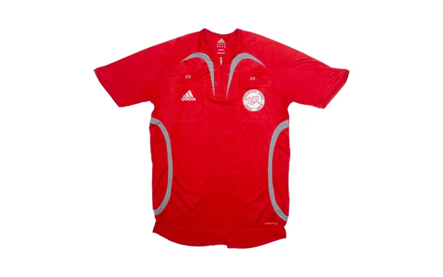 Adidas Swiss League Referee Mens Football Shirt Jersey Red 1 4 Zip M