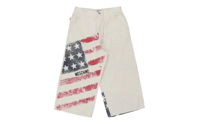 Age 12-13 Moschino Shorts - 27w 18l White Cotton