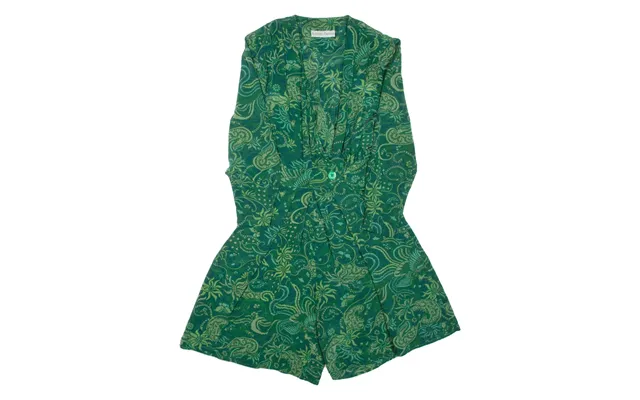 Alberto Fabiani Womens Playsuit Green Floral Wide-leg M