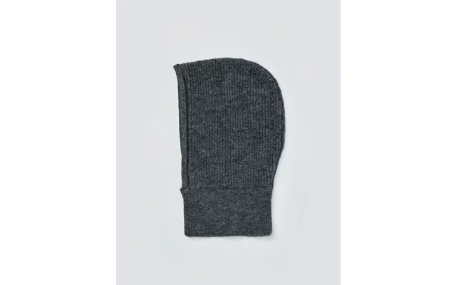 Alpaca Wool Balaclava - Charcoal Grey