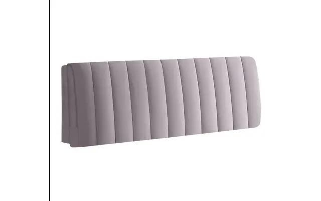 Anycozy Headboard Cover Light Gray Short Plush Super Soft Smooth Quilted Velvet Bed Back Dust Protector Cover 100x70cm