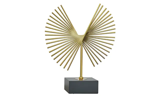 Anydeco Luxury Gold Metal Tabletop Decor Modern Art Sculpture For Living Room - House Display & Elegant Crafts Ornaments