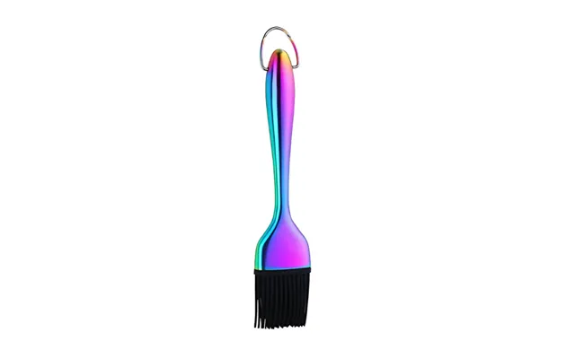Anygleam Bbq & Baking Brush Pink Rainbow Bristles - Stainless Steel Handle