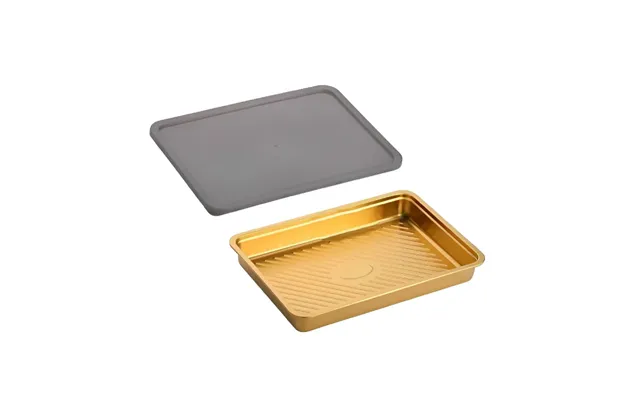 Anygleam Gold Stainless Steel Crisper Box 2pcs Food Grade Food Storage Container With Lid