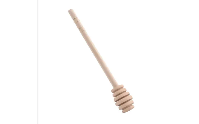 Anygleam Natural Brown 10pcs Wooden Honey Spoon Dipper Sticks Kitchen Tableware
