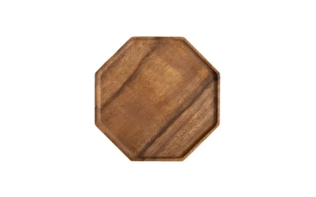Anygleam Natural Wood Diagonal Oval Acacia Wood Plate Serving Tray Food Kitchen Tableware