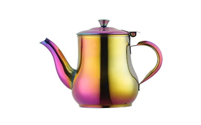 Anygleam Pink Rainbow Stainless Steel Teapot With Filter Multi-purpose Kettle For Coffee - Tea