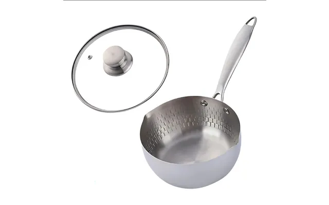 Anygleam Stock Pot Silver Non-stick Stainless Steel Kitchen Snow Pan Noodle Soup With Lid Cooker Universal Cookware
