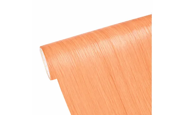 Anyhouz Vinyl Floor Tile 40×300cm Apricot Wood Grain Waterproof Self Adhesive Flooring