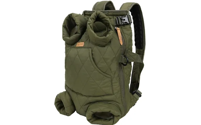 Anypet Green Cozy Winter Pet Carrier Backpack With Hoodie & Storage Pockets For Small To Medium Dogs