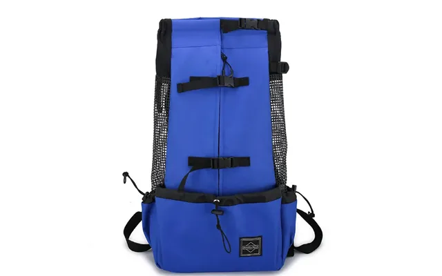 Anypet Xl Blue Pet Carrier Backpack With Pockets Travel & Driving Bag For Medium To Large Dogs
