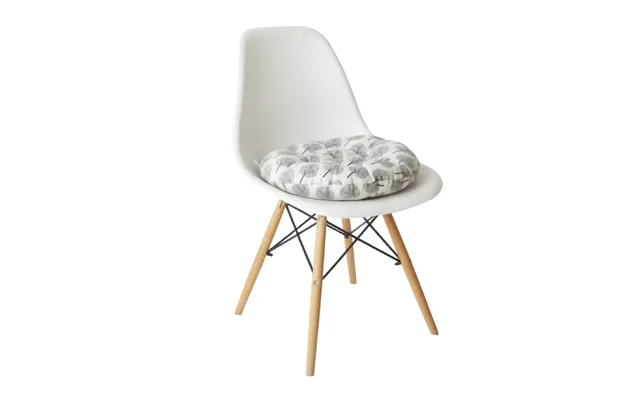Anypillow White Seat Cushion White Tree Print Design