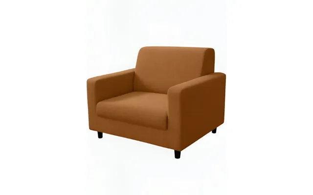 Anyseat 1-seater Sofa Cover Plain Caramel Style Slipcover For Living Room Chair Protection