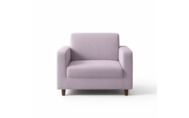 Anyseat 1-seater Sofa Cover Plain Light Purple Style Slipcover For Living Room Chair Protection
