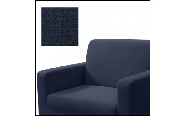 Anyseat 1-seater Sofa Cover Plain Navy Blue Style Slipcover For Living Room Chair Protection