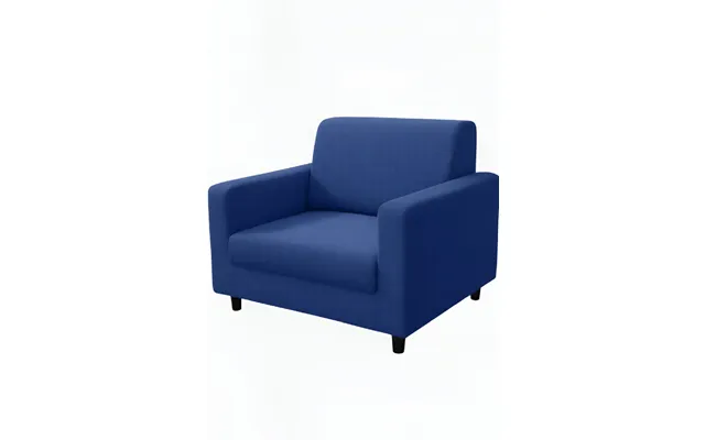 Anyseat 1-seater Sofa Cover Plain Royal Blue Style Slipcover For Living Room Chair Protection
