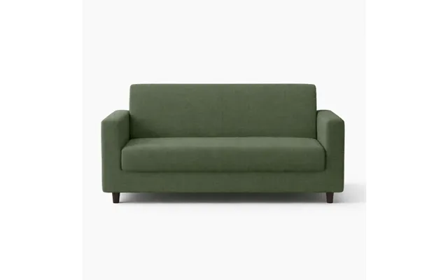 Anyseat 2-seater Sofa Cover Plain Army Green Style Slipcover For Living Room Chair Protection