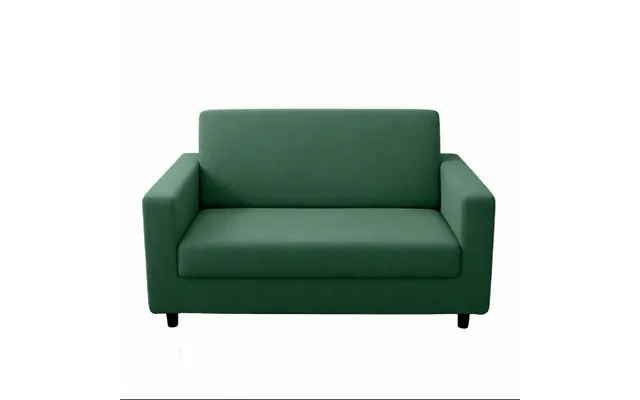 Anyseat 2-seater Sofa Cover Plain Green Style Slipcover For Living Room Chair Protection