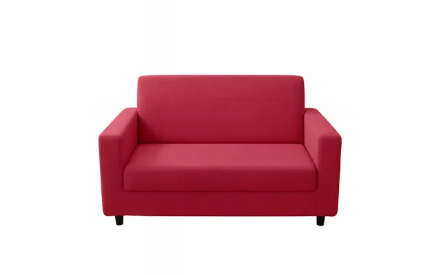 Anyseat 2-seater Sofa Cover Plain Red Style Slipcover For Living Room Chair Protection