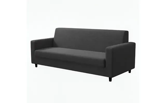 Anyseat 3-seater Sofa Cover Plain Dark Grey Style Slipcover For Living Room Chair Protection