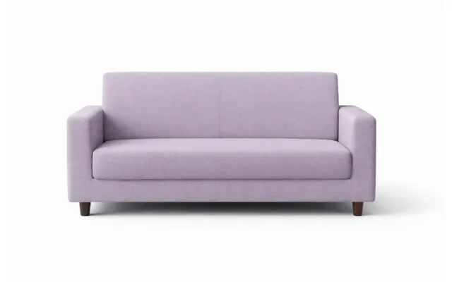 Anyseat 3-seater Sofa Cover Plain Light Purple Style Slipcover For Living Room Chair Protection