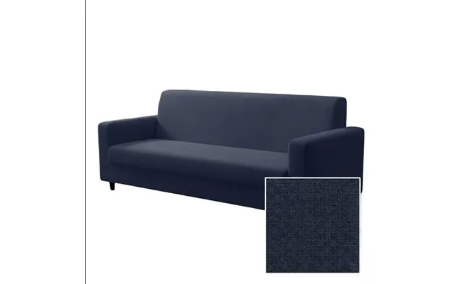 Anyseat 4-seater Sofa Cover Plain Navy Blue Style Slipcover For Living Room Chair Protection