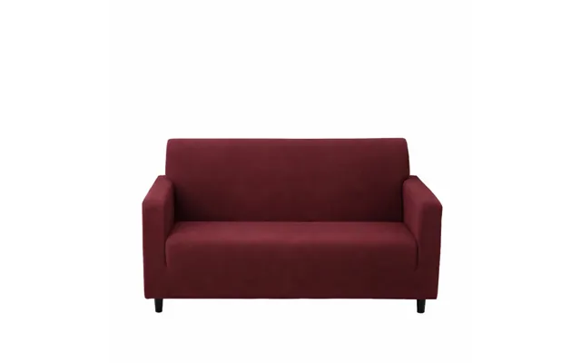 Anyseat 4-seater Sofa Cover Plain Wine Red Style Slipcover For Living Room Chair Protection