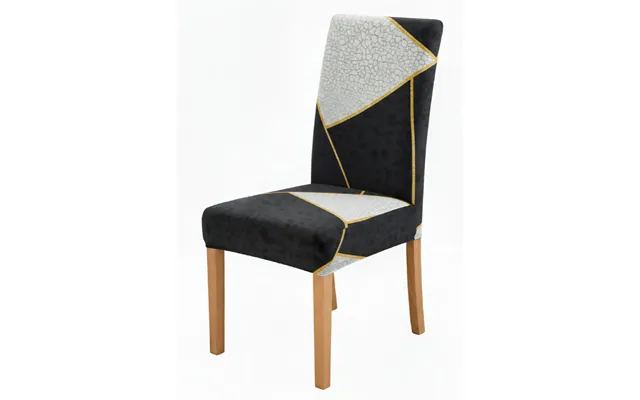 Anyseat Black Pattern Print Elastic Chair Cover Plain Dining Slipcover & Home Décor